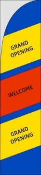 Picture of Grand Opening 4 - 15.5ft Straight Flag