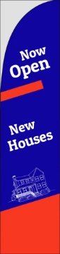 Picture of New Homes 2 - 15.5ft Straight Flag