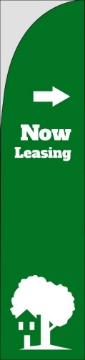 Picture of Now Leasing 5 - 15.5ft Straight Flag