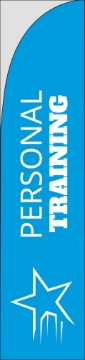 Picture of Personal Training - 15.5ft Straight Flag