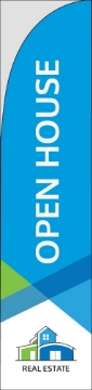 Picture of Real Estate-OpenHouse-01 - 15.5ft Straight Flag