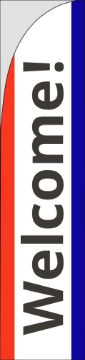 Picture of Welcome 1 - 15.5ft Straight Flag