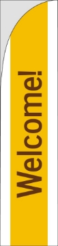 Picture of Welcome 2 - 15.5ft Straight Flag