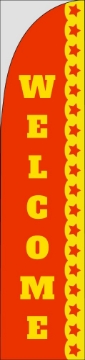 Picture of Welcome 5 - 15.5ft Straight Flag