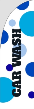 Picture of Car Wash 3 - 7.5ft Straight Flag