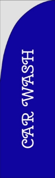 Picture of Car Wash 4 - 7.5ft Straight Flag