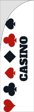 Picture of Casino 2 - 7.5ft Straight Flag