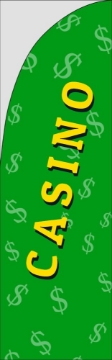 Picture of Casino 4 - 7.5ft Straight Flag