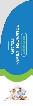 Picture of Family Insurance - 7.5ft Straight Flag