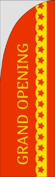 Picture of Grand Opening 8 - 7.5ft Straight Flag