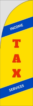 Picture of Income Tax 877525684 - 7.5ft Straight Flag