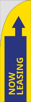 Picture of Now Leasing 3 - 7.5ft Straight Flag