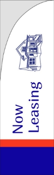 Picture of Now Leasing 8 - 7.5ft Straight Flag