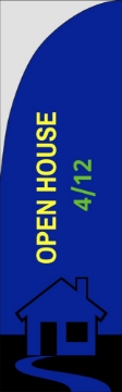 Picture of Open House 2 - 7.5ft Straight Flag