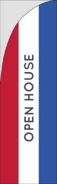 Picture of Open House 877527613 - 7.5ft Straight Flag