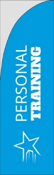 Picture of Personal Training - 7.5ft Straight Flag
