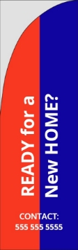 Picture of Real Estate-NewHome-04 - 7.5ft Straight Flag