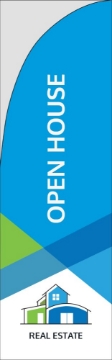 Picture of Real Estate-OpenHouse-01 - 7.5ft Straight Flag