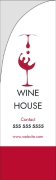 Picture of Wine House 01 - 7.5ft Straight Flag