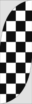 Picture of Checkered 877832150 - 7.5ft Feather Flag