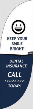Picture of Dental Insurance - 7.5ft Feather Flag