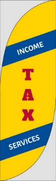 Picture of Income Tax 877525684 - 7.5ft Feather Flag