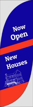 Picture of New Homes 2 - 7.5ft Feather Flag