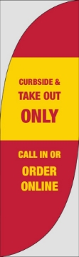Picture of Take Out 7 - 7.5ft Feather Flag