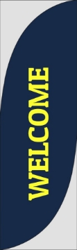 Picture of Welcome 1 - 7.5ft Feather Flag