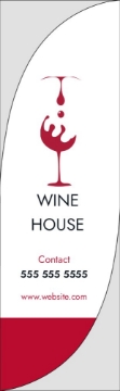 Picture of Wine House 01 - 7.5ft Feather Flag