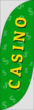Picture of Casino 4 - 10ft Feather Flag