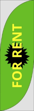 Picture of For Rent 2 - 10ft Feather Flag