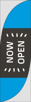Picture of Grocery Now Open - 10ft Feather Flag