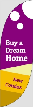 Picture of New Condos 5 - 10ft Feather Flag