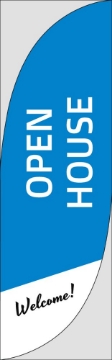 Picture of Open House 5 - 10ft Feather Flag