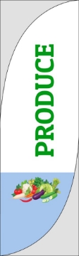 Picture of Produce - 10ft Feather Flag