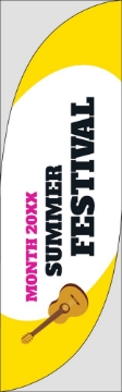 Picture of Summer Festival - 10ft Feather Flag