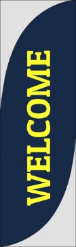 Picture of Welcome 1 - 10ft Feather Flag