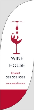 Picture of Wine House 01 - 10ft Feather Flag