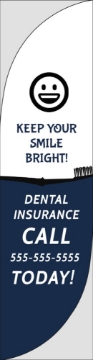 Picture of Dental Insurance - 13ft Feather Flag
