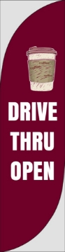 Picture of Drive Thru Feather Flags 872176569 - 13ft Feather Flag