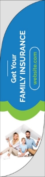 Picture of Family Insurance - 13ft Feather Flag