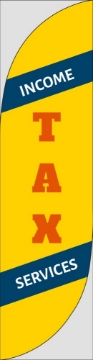 Picture of Income Tax 877525684 - 13ft Feather Flag