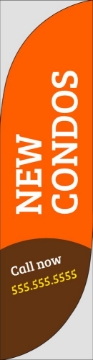 Picture of New Condos 1 - 13ft Feather Flag