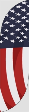 Picture of Patriotic 877832321 - 13ft Feather Flag