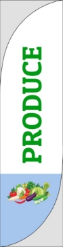 Picture of Produce - 13ft Feather Flag