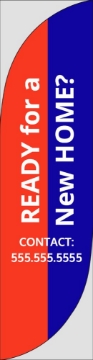 Picture of Real Estate-NewHome-04 - 13ft Feather Flag