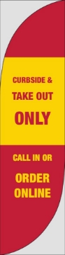 Picture of Take Out 7 - 13ft Feather Flag