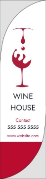Picture of Wine House 01 - 13ft Feather Flag