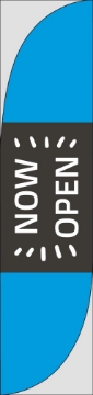 Picture of Grocery Now Open - 15.5ft Feather Flag